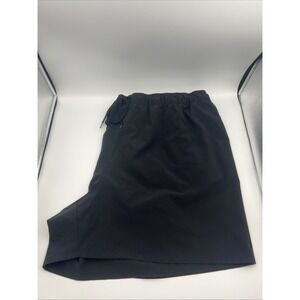 Reel Legends Performance Outfitters Drawstring Black Shorts Size 4X 5" Inseam